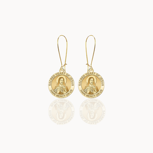 El pendiente de gancho de moneda de Jesús es una pieza de joyería única y simbólica con significado religioso y estilo moderno - Product Image 4