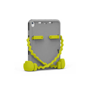 Étui de protection Netzy 2021 pour iPad 10.2, SAFA Eva Boxer, coque en silicone pour tablette, style mignon en gris - Product Image 1