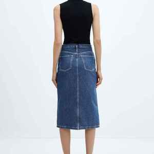 Faldas Vaqueras para Niñas al por Mayor, Transpirables, Casuales, Cintura Imperio, Midi, Verano, Alta Calidad, Spandex/Poliéster, Hechas en Pakistán, Nanju - Product Image 3