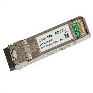 Módulo SFP+ MikroTik S+85DLC03D, 10 Gb/s, 850 nm, LC/UPC, 300 m, Multimodo - Product Image 1