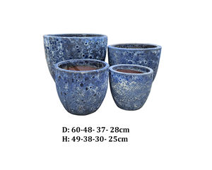 Ventes chaudes de pots et jardinières en céramique faits à la main / pots en céramique de couleurs mélangées Atlantis pour plantes, pour une utilisation en intérieur et en extérieur - Product Image 2
