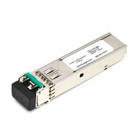 Transceiver Optik Jarak Jauh 1.25G SFP ZX 80km 1550nm Modul LC Single Mode untuk Gigabit Ethernet
