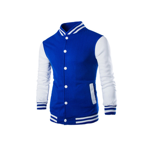 Chaqueta para Hombre, Chaqueta Universitaria, Chaquetas de los Bulls, Chaqueta de Chicago, Chaqueta Bomber Universitaria de Mezcla de Materiales para Hombre (Tallas Estándar y Grandes) - Product Image 3