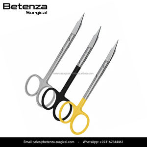 Tijeras Quirúrgicas Cónicas Betenza TC al por Mayor, de Acero Inoxidable con Mango Bañado en Oro para Cirugía ORL - Product Image 5