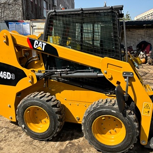 รถตักล้อยาง CAT 246D3 รุ่นปี 2023 น้ำหนักบรรทุก 15 ตัน รถตักขนาดเล็กสำหรับงานก่อสร้างมือสอง แรงสูง ขายส่ง - Product Image 1