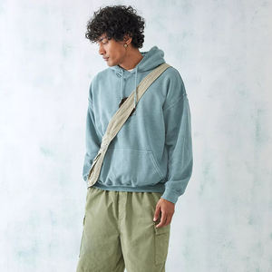 Sudadera con capucha para hombre de calidad premium de algodón lavado 100% vintage, ropa de calle con logotipo gráfico personalizado, sudaderas con capucha desteñidas de peso pesado de gran tamaño - Product Image 2