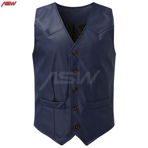 Chaleco informal de cuero cálido para invierno para hombre, abrigo vaquero transpirable con función Reversible, ropa exterior a prueba de viento, precio razonable - Product Image 6