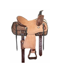 Juego de tachuelas de cuero genuino de primera calidad, monturas de carreras occidentales e inglesas para montar a caballo - Product Image 2