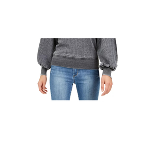 Top nero XX-Large in stile casual da ragazzo American Rag con maniche dolman testurizzate - Product Image 3