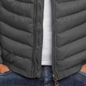 2025 Trending Hot Selling Casual Winter Quilted <b>Gilet</b> Puffer Jacket Comfortable <b>Warm</b> Canvas Streetwear Factory Wholesale Price - Product Image 5