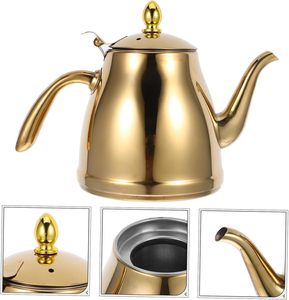 Customized Stainless Steel <b>Tea</b> Kettle <b>Tea</b> <b>Maker</b> Pour Over Kettle for Coffee and <b>Tea</b> Suitable for All Stovetops 1.5L - Product Image 5