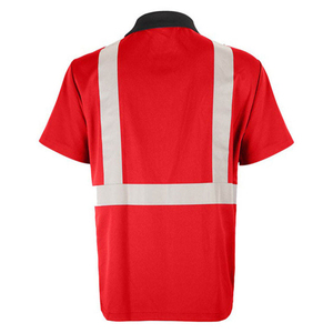 Camiseta Polo de Seguridad Reflectante de Alta Visibilidad Transpirable Personalizada al por Mayor para Hombre |   Ropa de Trabajo de Alta Visibilidad de Manga Corta para Construcción 2025 - Product Image 6