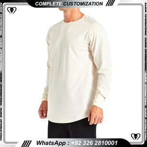 Camisetas de hombre ajustadas personalizadas con buena calidad/Camiseta de manga larga para hombre al por mayor - Product Image 5