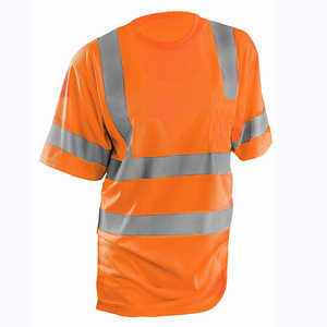 Camiseta de Seguridad Reflectante Amarilla de Alta Visibilidad para Construcción, Personalizable al por Mayor - Product Image 2