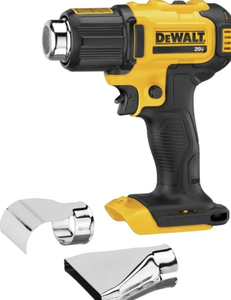 Pistolet thermique sans fil XR 18V avec 2 réglages de température et de débit d'air pour usage domestique et industriel - Alimenté par batterie pour le rétrécissement - Product Image 1