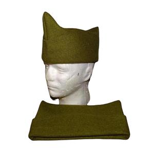 Gorra de servicio verde de mezcla de poliéster y lana Clase 4 del Ejército de EE. UU. AG-489 para soldado - Product Image 4