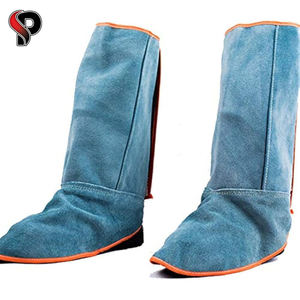 ที่คลุมรองเท้ารองเท้างานเชื่อมหนังวัวทนต่ออุณหภูมิสูง - Product Image 6