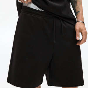 Pantalones Cortos de Algodón para Hombre, Shorts Informales Personalizados de Terry Francés, Ropa de Calle Lisa con Patrón Sólido - Product Image 2