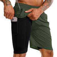 Shorts décontractés pour hommes, personnalisables avec logo, couleur unie, séchage rapide, respirants, confortables, anti-plis, taille élastique, pour la plage, vente en gros
