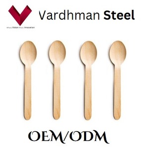 Cuchara de madera desechable ecológica de gran oferta de un solo uso y biodegradable para una gran demanda - Product Image 4