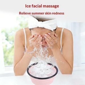 ISSILI - Recipiente Plegable de Silicona para Terapia Facial con Hielo y Compresas Frías, Lavabo para Lavar la Cara - Product Image 2