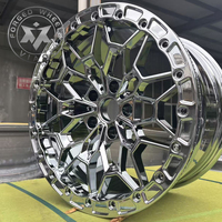 Jantes forgées sur mesure Viaol, anneau de blocage noir, compatibles avec Audi GT, Lexus GSF, Ferrari F430, Hyundai Veloster, Chevrolet C8 Corvette Split5