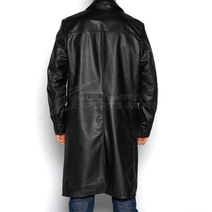 Abrigo Largo de Cuero de Alta Calidad, Color Personalizado, Ecológico, Transpirable, Servicio OEM, Nueva Llegada 2026, El Mejor Abrigo para Hombre - Product Image 4