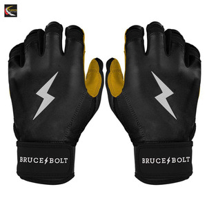 Gants de frappe en cuir de qualité supérieure à poignet court, main droite, respirants, logo personnalisé, design unique, Bruce Bolt Baseball - Product Image 6
