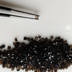 Cuarzo Ahumado Natural de 2MM, Corte Cuadrado Escalonado, Gema Suelta de la Mejor Calidad para Joyería y Fabricación de Collares - Product Image 2