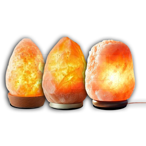 Lampe au sel rose de l'Himalaya 100% naturelle fabriquée à la main lampe de roche en cristal de guérison pour la décoration de la maison et du bureau du Pakistan - Product Image 6
