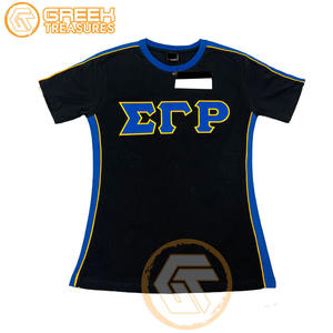 T-shirt en jersey de coton de haute qualité Sigma Gamma Rho femmes vêtements de sororité personnalisés respirant imprimé vêtements grecs été - Product Image 2