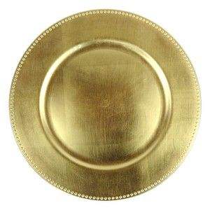 Assiette de présentation ronde en argent martelé, décoration de table de mariage, sous-assiette, bord en métal, assiette de service pour la décoration d'événements de fête - Product Image 4