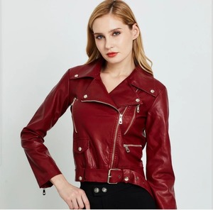 Chaquetas de cuero para mujer de Pakistán Chaquetas de cuero de alta calidad para mujer Chaquetas de cuero de piel de oveja original Tamaño personalizado - Product Image 4