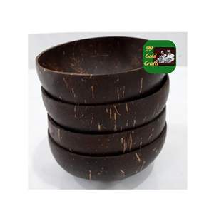 CUENCO DE CÁSCARA DE COCO ECOLÓGICO CON CUCHARA DE MADERA PRODUCTO HECHO A MANO ECO PARA ENSALADAS Y POSTRES - Product Image 4