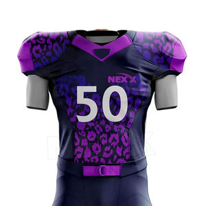 Meilleures ventes Nouvelle arrivée Uniforme de football américain Dernier design Respirant Grandes tailles 100% Polyester Couleurs personnalisées Logo Haute qualité - Product Image 3