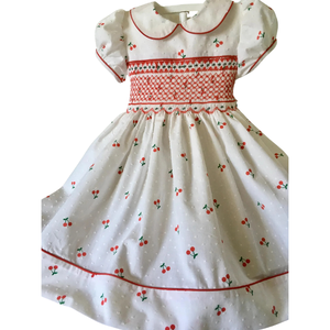 Vestido de lino suave hecho a mano para niñas pequeñas, estilo informal para el primer cumpleaños de niños pequeños, OEM hecho en Vietnam - Product Image 1