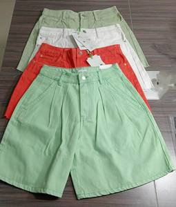 Shorts Bermuda de Verano Personalizados, Transpirables, de Secado Rápido, con Cierre de Cremallera y Botones, Casuales, de Lona, Ajustados, hasta la Rodilla, Desgarrados, para Mujer - Product Image 6