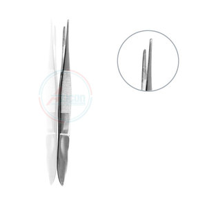 Pinzas para Tejidos Rectas Estándar de Acero Inoxidable de Calidad Premium, Instrumentos Quirúrgicos Manuales AZICON INTERNATIONAL US-TF-02 CE - Product Image 3