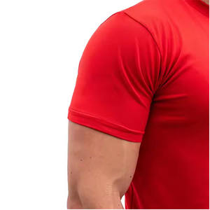 Camisetas personalizadas de verano para gimnasio, camisetas deportivas de secado rápido de manga corta de color sólido, camisetas personalizadas para hombre - Product Image 5