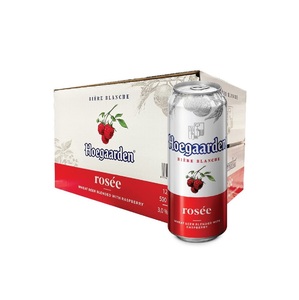 Cerveza blanca Hoegaarden de alta calidad, lata de 500ml x 12 (estuche) - Product Image 4