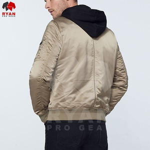 Chaqueta Bomber de lona de alta calidad personalizable al por mayor para hombre, último diseño fabricado en Pakistán - Product Image 3