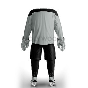 Ensemble d'uniformes de hockey sur glace professionnels avec matériau léger en polyester respirant et durable pour les sports d'équipe et les performances actives - Product Image 3