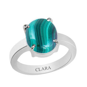 Anillo de Malaquita Natural Certificada Dana Firang para Uso Diario - Product Image 1