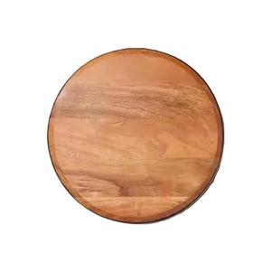 ชั้นวางเค้กไม้มะม่วงรักษ์โลกพร้อมฐานเหล็กแข็งแรง ทนทาน สไตล์เรียบง่าย เหมาะสำหรับงานปาร์ตี้และงานอีเว้นท์ - Product Image 3