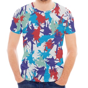 Nouveau design 100% coton hommes t-shirts conception d'impression au gel de silicone personnalisé en gros hommes t-shirts avec logo personnalisé imprimé du logo - Product Image 4