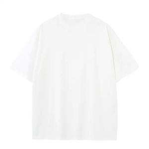 Camisetas para hombre Logotipo personalizado Diseño Camiseta para hombre 100% Algodón Peso pesado Calidad de lujo Rib en blanco Camiseta regular para hombre - Product Image 3