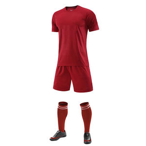 Schnellt rocknend Atmungsaktiv Hochwertige 100% Polyester Fußball uniform Team Set Benutzer definierte Jugend fußball trikots Großhandel Fußball bekleidung - Product Image 5