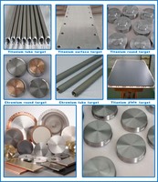 Cible de pulvérisation en alliage de titane du fabricant chinois ASTM B265 Gr5 Ti6Al4v