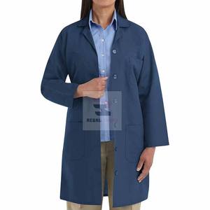 Manteau tissé professionnel de laboratoire médical avec des uniformes d'hôpital de douilles longues pour des laboratoires - Product Image 4