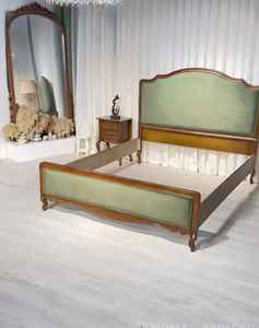 Muebles con Cabecera, Estructura de Cama King Size de Madera Maciza de Lujo Hecha a Mano, Cama de Madera Tallada a Mano de Alta Calidad para Dormitorio - Product Image 3